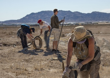 Nellis volunteers’ clean-up for Earth Day