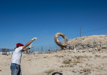 Nellis volunteers’ clean-up for Earth Day