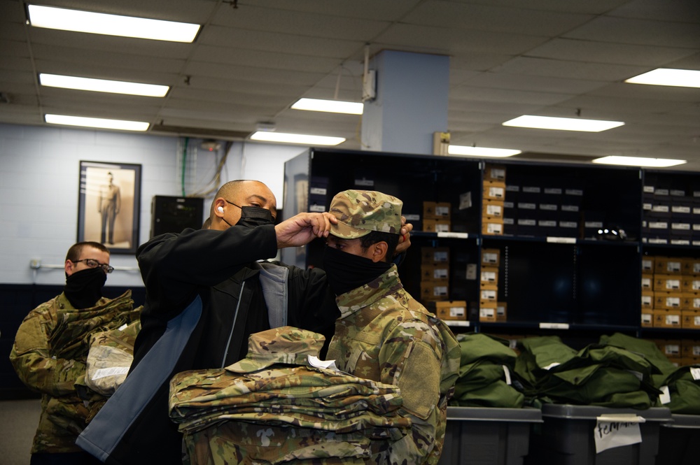502LRS continues clothing issue mission