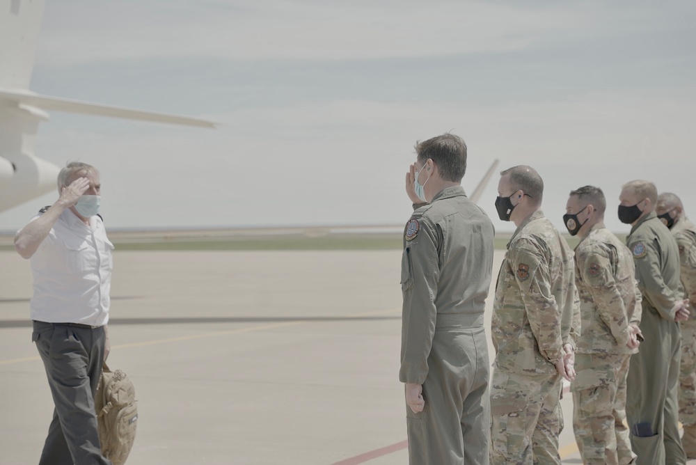 Belgian Chief of Defense Visits Sheppard