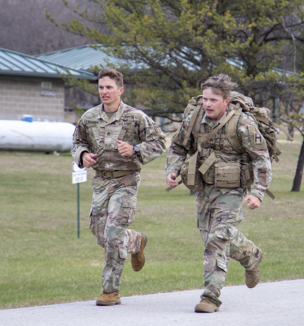 First Army Best Warrior Competition Ruck March Event