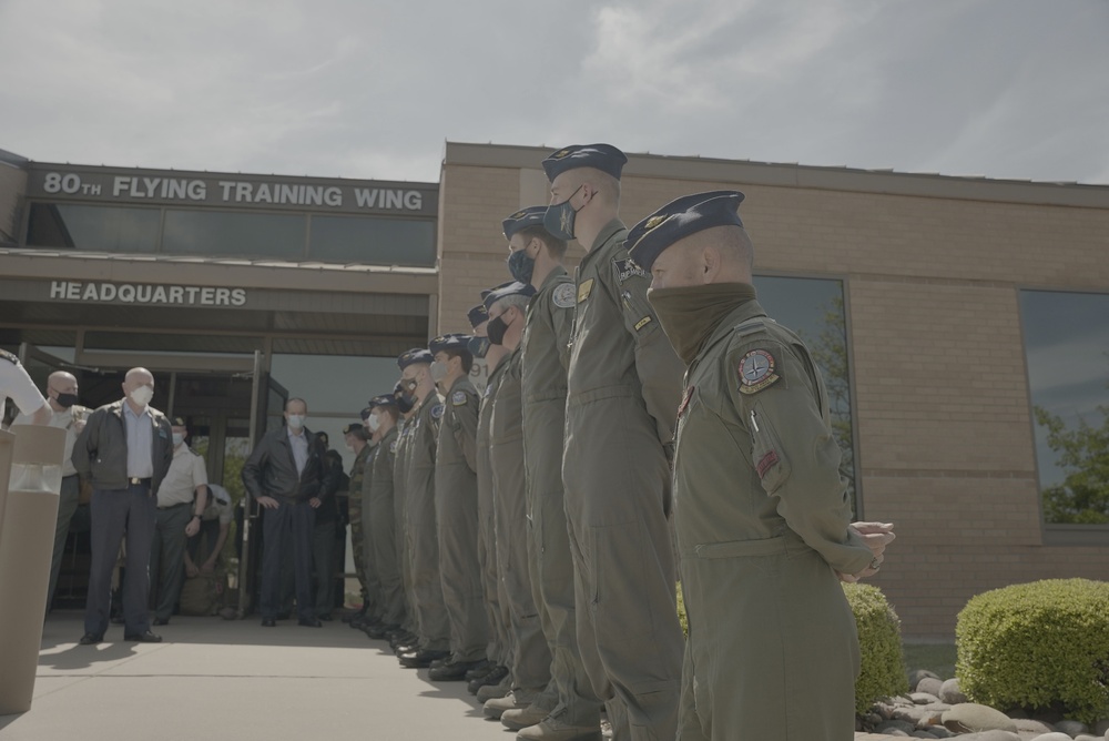 Belgian Chief of Defense Visits Sheppard