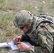 Sgt. Justin Pickett of the 36th ESC conducts Land Navigation