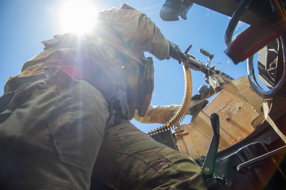 Platoon Mounted Live Fire Lanes