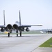 F-15s, F-16s takeoff for ACE Exercise