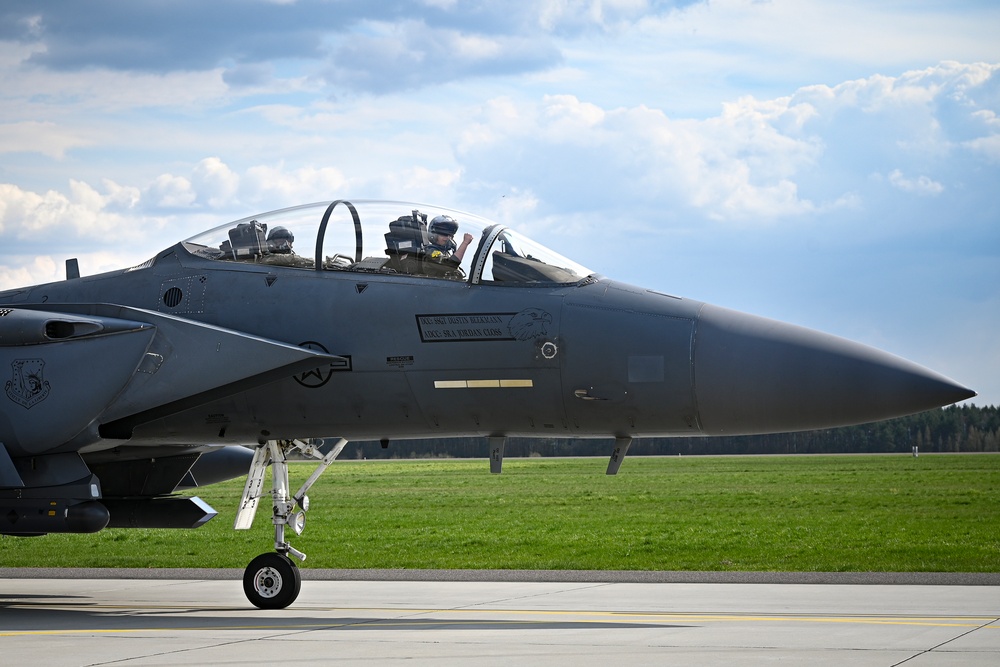 F-15s, F-16s takeoff for ACE Exercise