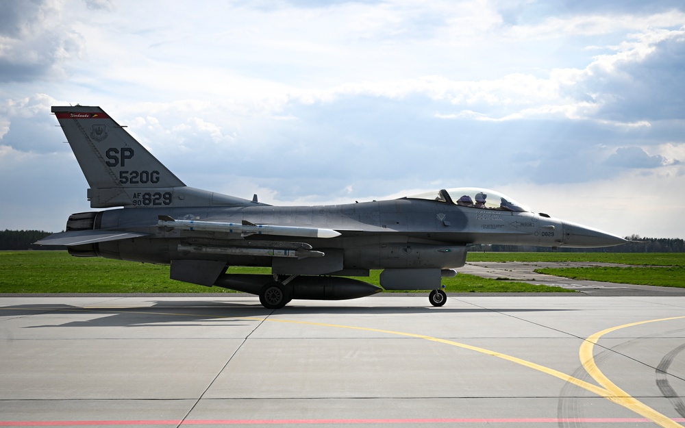 F-15s, F-16s takeoff for ACE Exercise