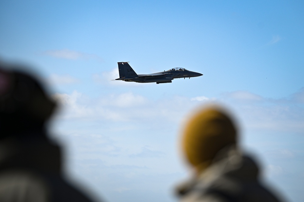 On the ground and in the air during Agile Liberty