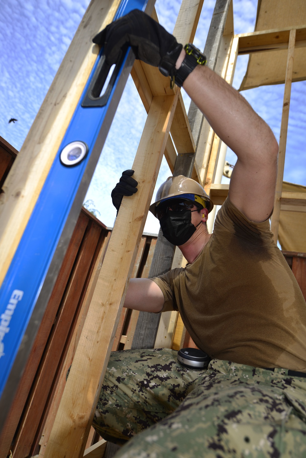 Seabees rebuild Cantina in memory of KIA