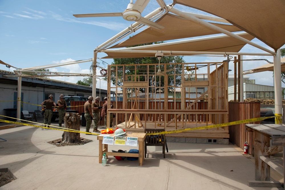 Camp Lemonnier Seabees rebuild Cantina in memory of fallen