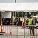 U.S. Marines and Sailors adjust operations after recent storms damage the site