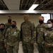 Command Sgt. Maj. Lombardo poses with the 372nd Mobile Public Affairs Detachment