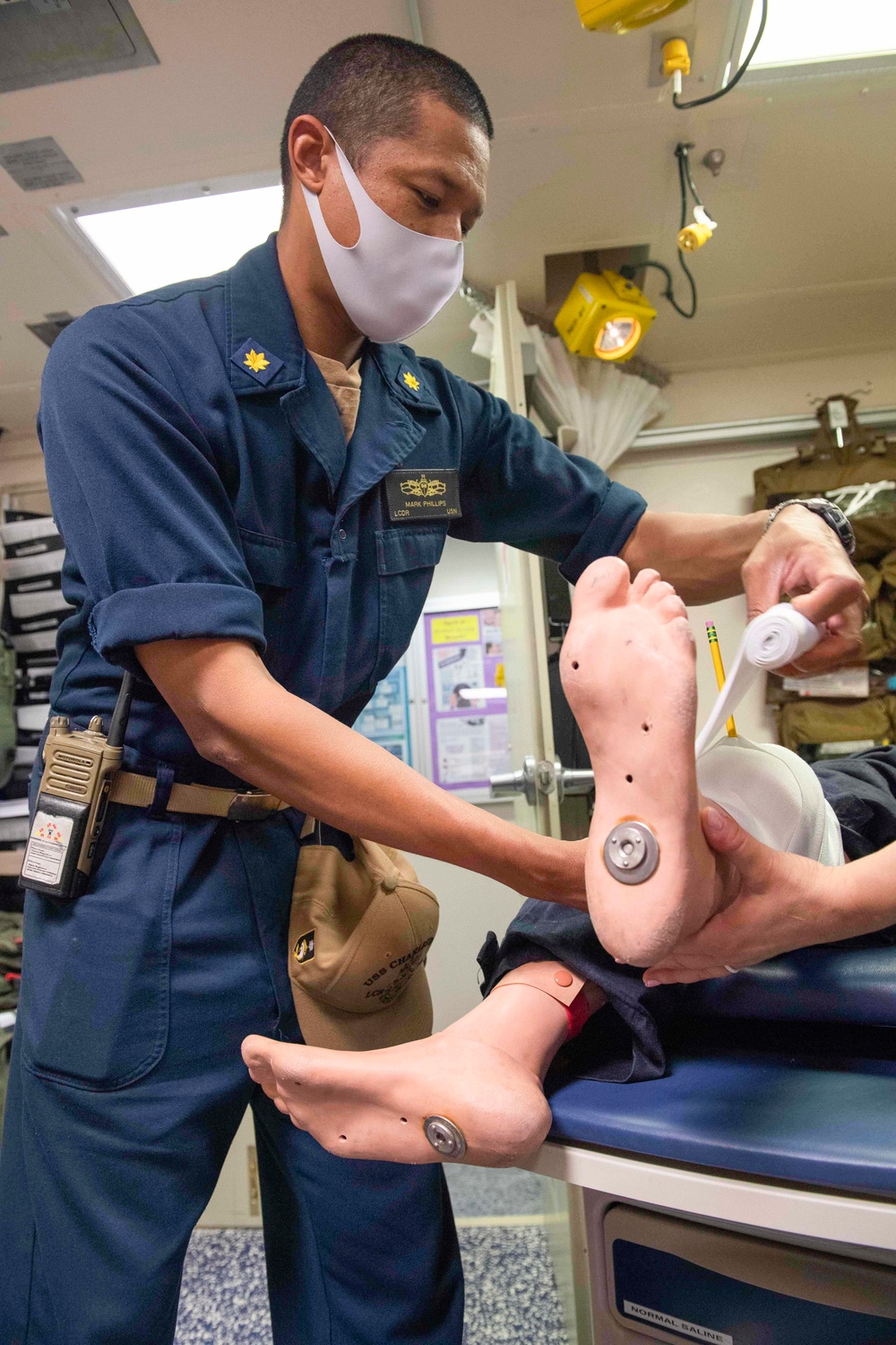 Medical Training Aboard USS Charleston