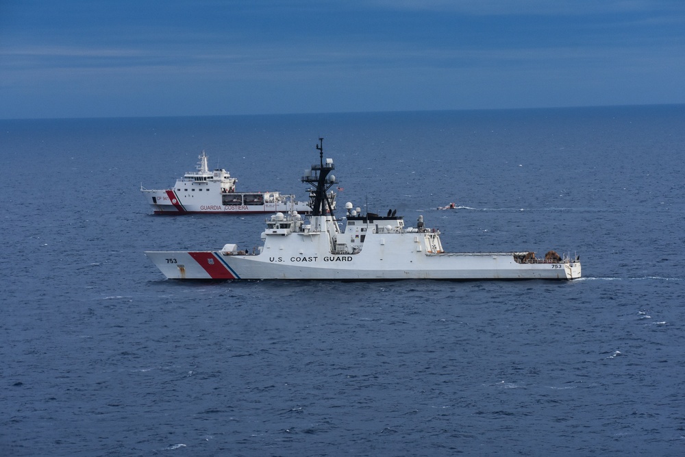 U.S. Coast Guard conducts at-sea exercises with Italian coast guard
