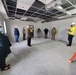 Visitors view construction of new, modern barracks building continues at Fort McCoy