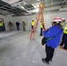 Visitors view construction of new, modern barracks building continues at Fort McCoy