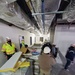 Visitors view construction of new, modern barracks building continues at Fort McCoy