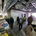 Visitors view construction of new, modern barracks building continues at Fort McCoy