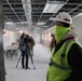 Visitors view construction of new, modern barracks building continues at Fort McCoy