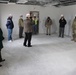 Visitors view construction of new, modern barracks building continues at Fort McCoy