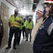 Visitors view construction of new, modern barracks building continues at Fort McCoy