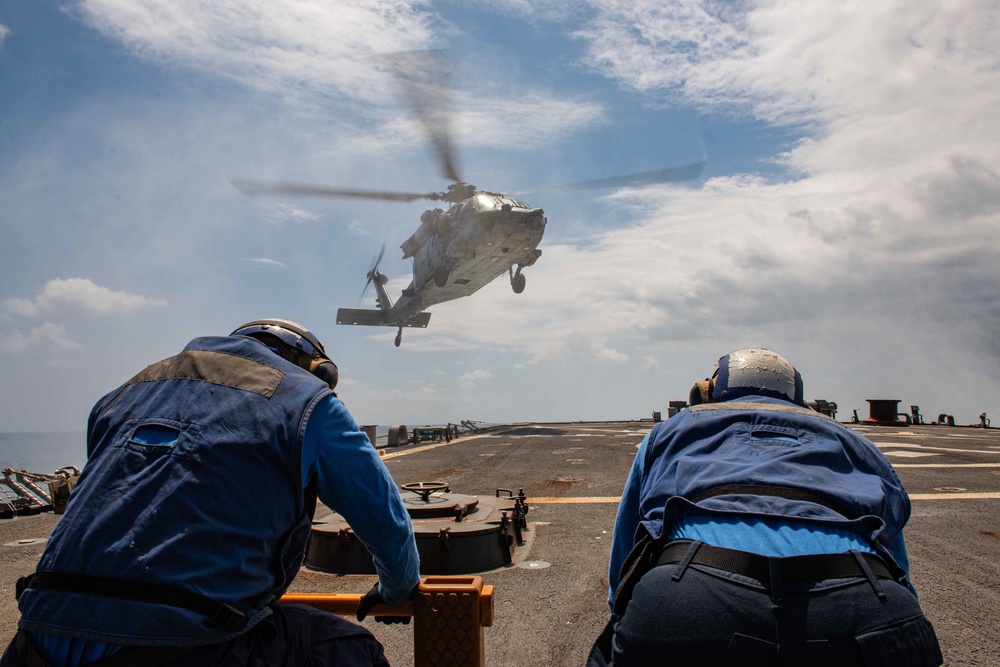 USS Russell (DDG 59) Conducts Routine Operations