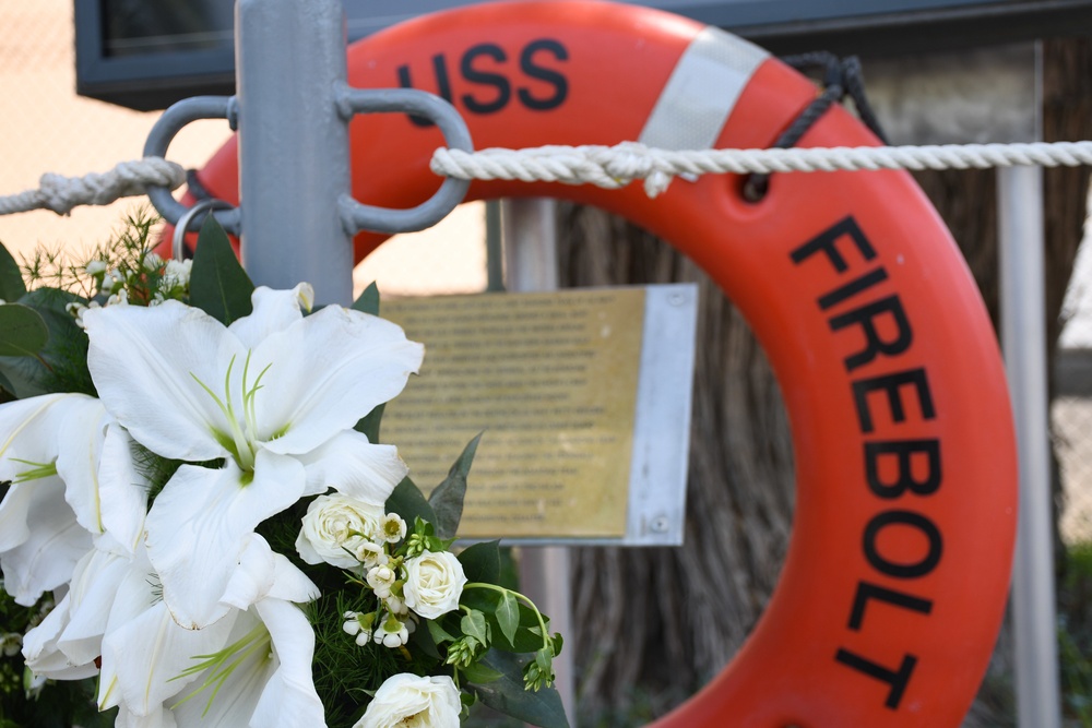 PATFORSWA Holds USS Firebolt Memorial