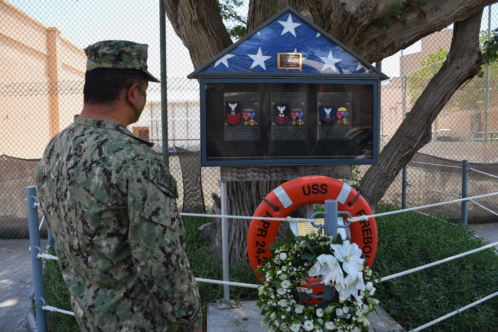 PATFORSWA Holds USS Firebolt Memorial