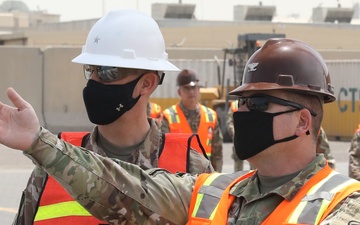 1st TSC DCG tours ammo offload, on load operations at Kuwait's Port Shuaiba
