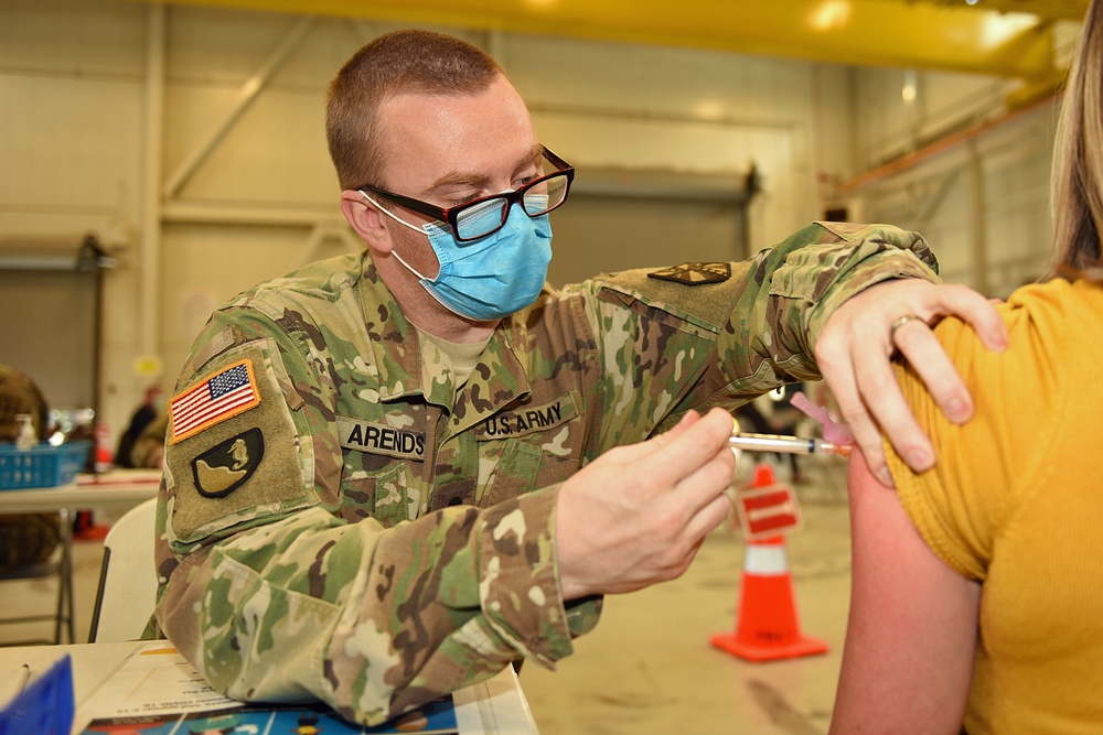 Michigan’s Task Force Red Lion Administers the COVID-19 Vaccine