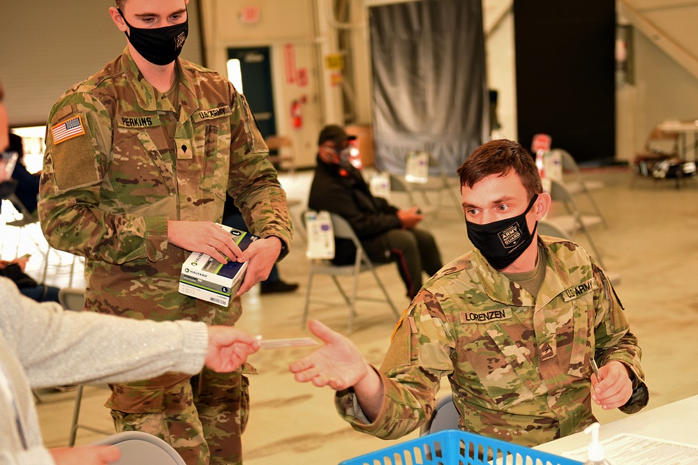 Michigan’s Task Force Red Lion Administers the COVID-19 Vaccine