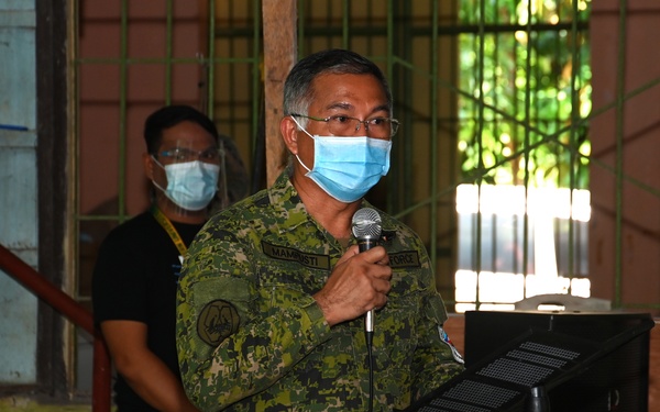 Balikatan 21: Dedication ceremony held to celebrate new health station, Barangay Baao, Mauban, Ph.