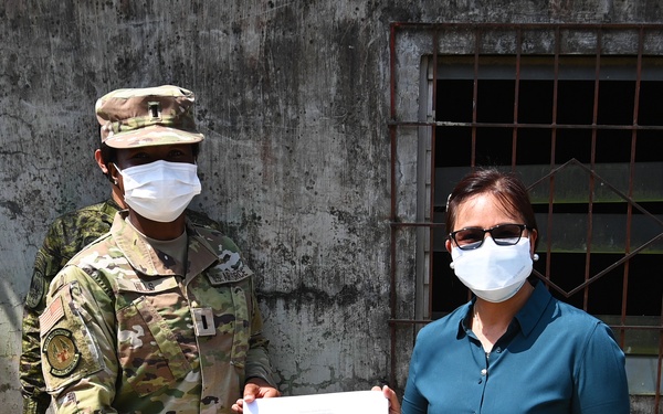 Balikatan 21: Dedication ceremony held to celebrate new health station, Barangay Baao, Mauban, Ph.
