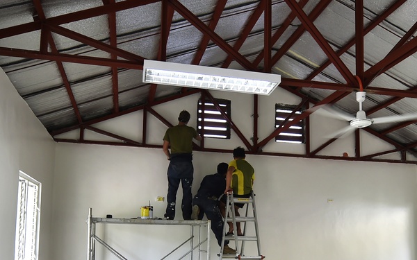 Balikatan 21: USMC-PA put final touches on daycare center