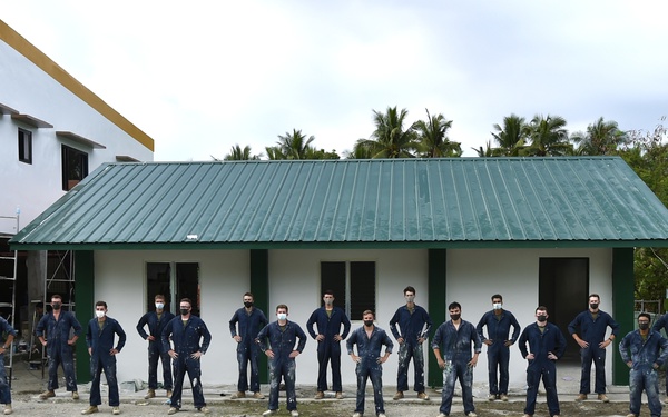 Balikatan 21: USMC-PA put final touches on daycare center