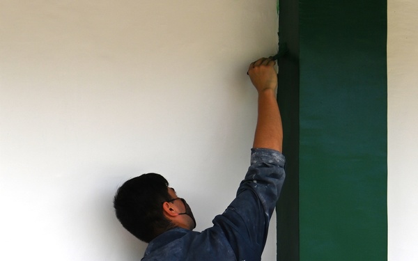 Balikatan 21: USMC-PA put final touches on daycare center