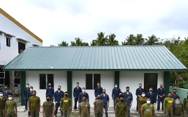 Balikatan 21: USMC-PA put final touches on daycare center