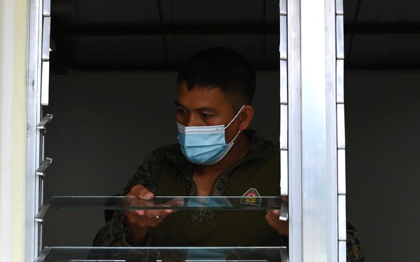 Balikatan 21: USMC-PA put final touches on daycare center