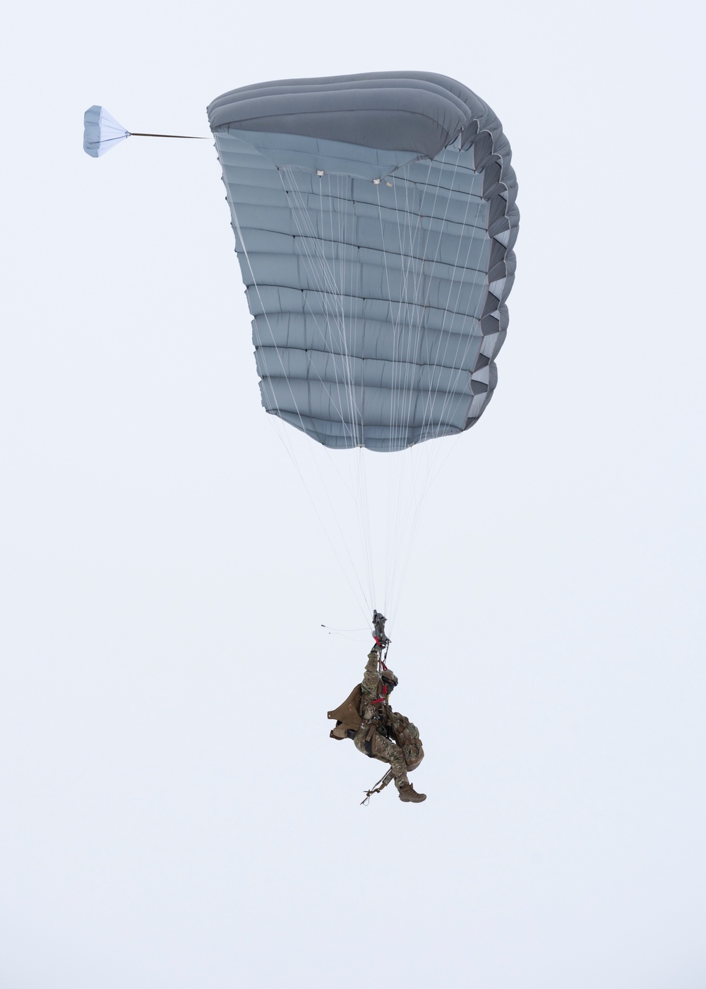 Special Tactics Airmen conduct airborne operations at JBER