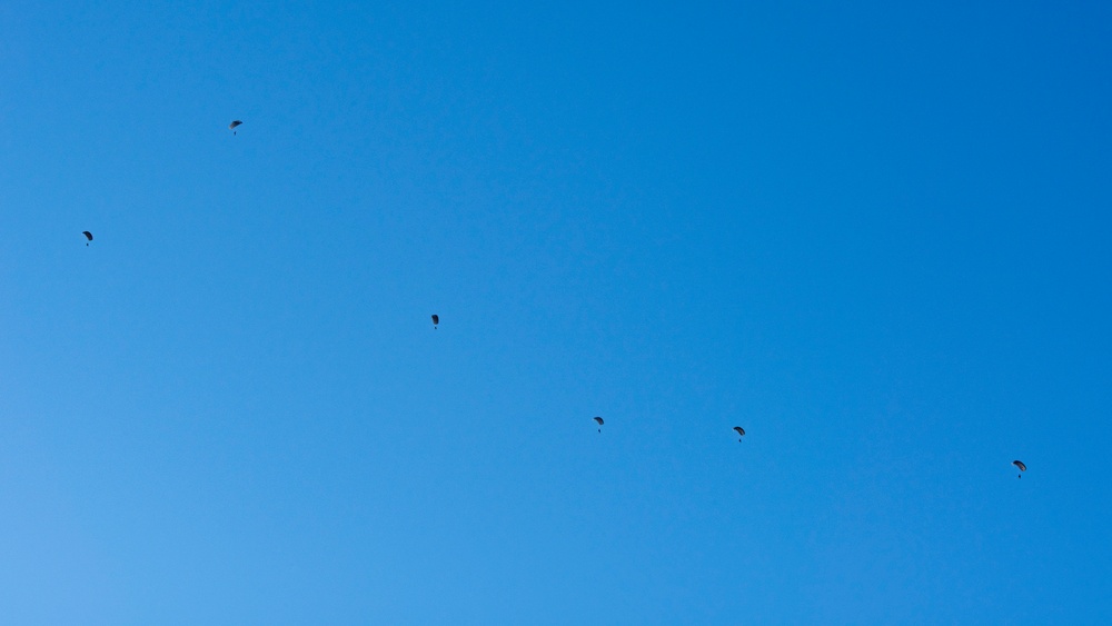 Special Tactics Airmen conduct airborne operations at JBER