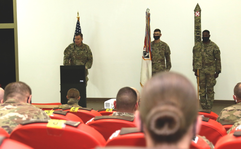 16th Engineer Brigade transfers authority to 111th Engineer Brigade