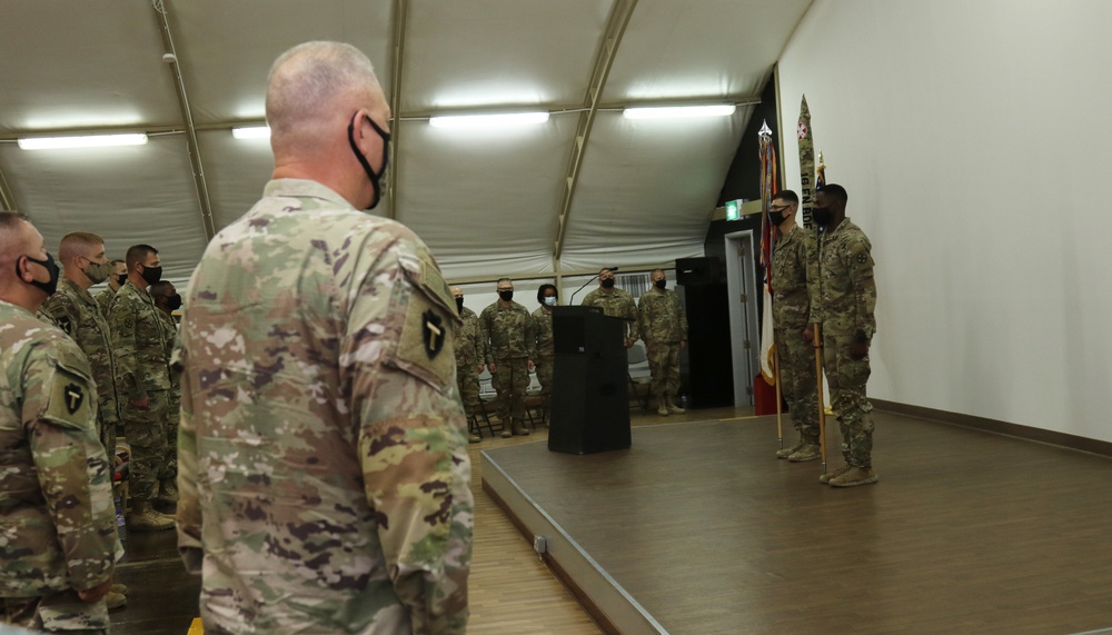 16th Engineer Brigade transfers authority to 111th Engineer Brigade