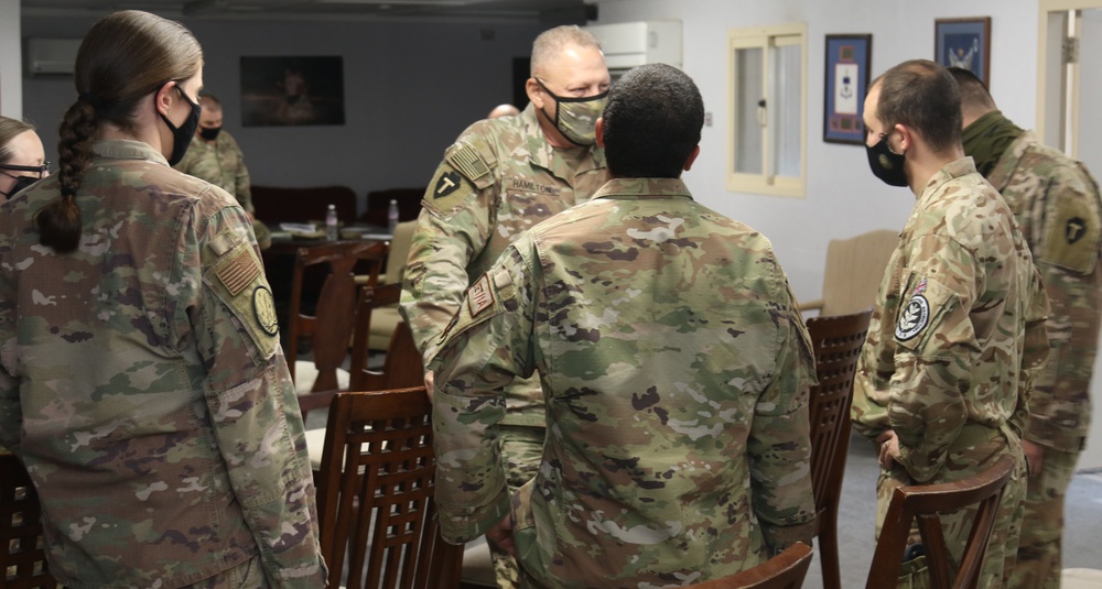 U.S. Army Soldiers and Airmen participate in Aggie Muster 2021