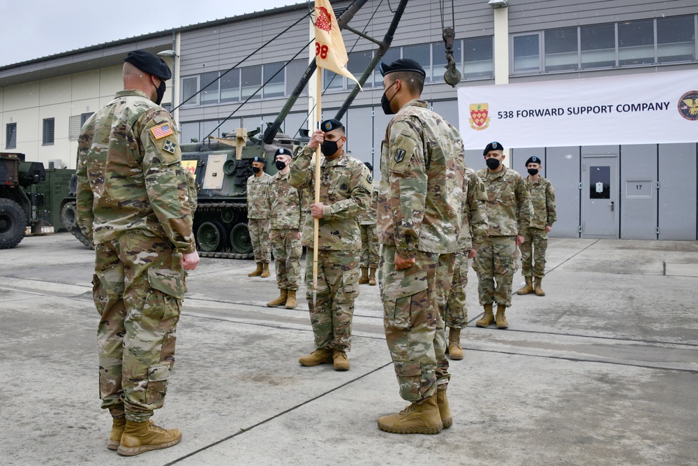 538th Forward Support Company Change of Command