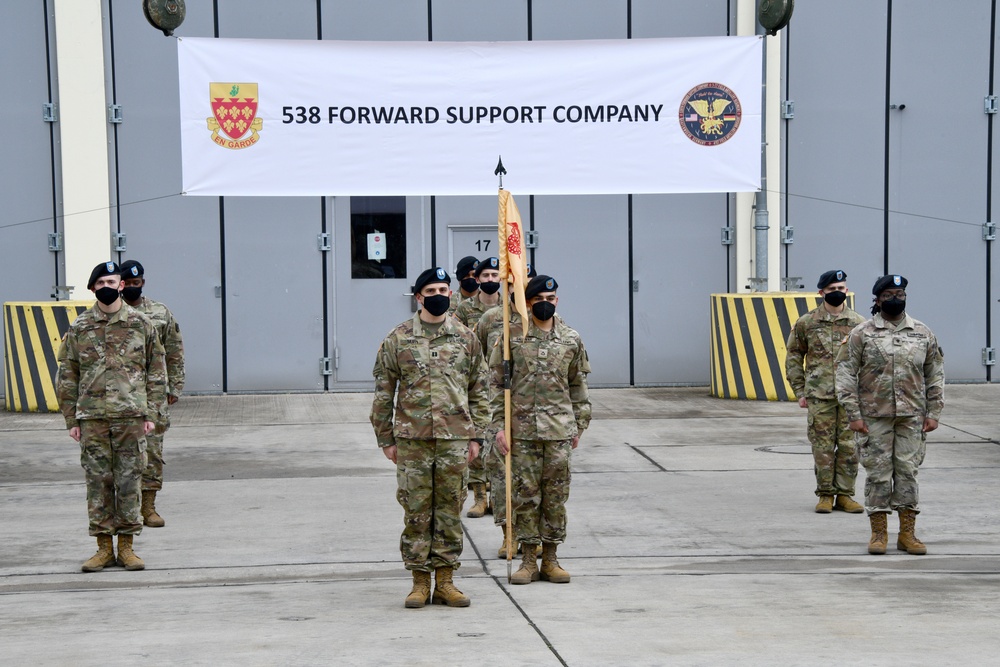 538th Forward Support Company Change of Command