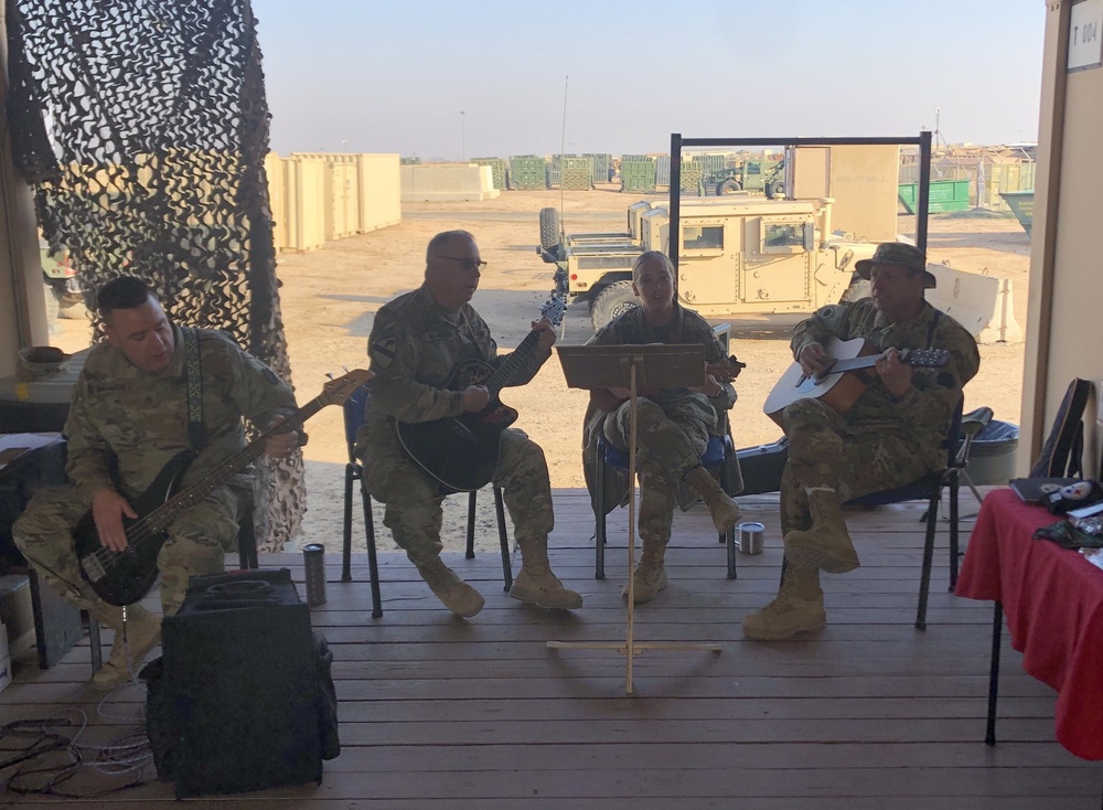 Soldiers use coffee, live music to prevent sexual assault