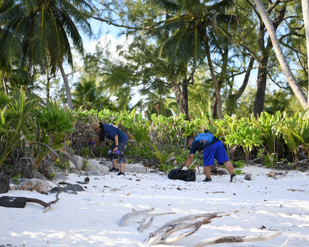 Admin Beach Cleanup for Earth Day