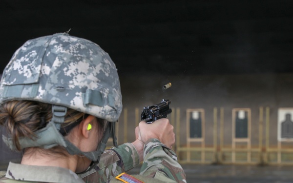 Pistol Taking Aim