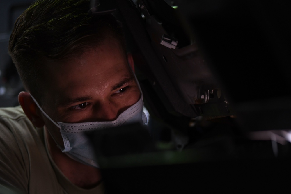 31st LRS Airmen take care of business