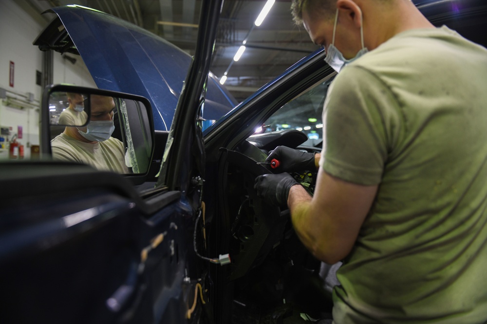 31st LRS Airmen take care of business